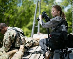 iostudio video producer behind the scenes of Army National Guard video shoot