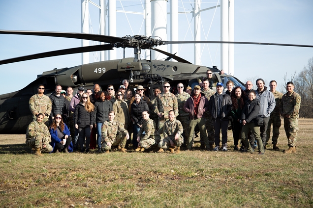 iostudio's video production crew at the Army National Guard video shoot